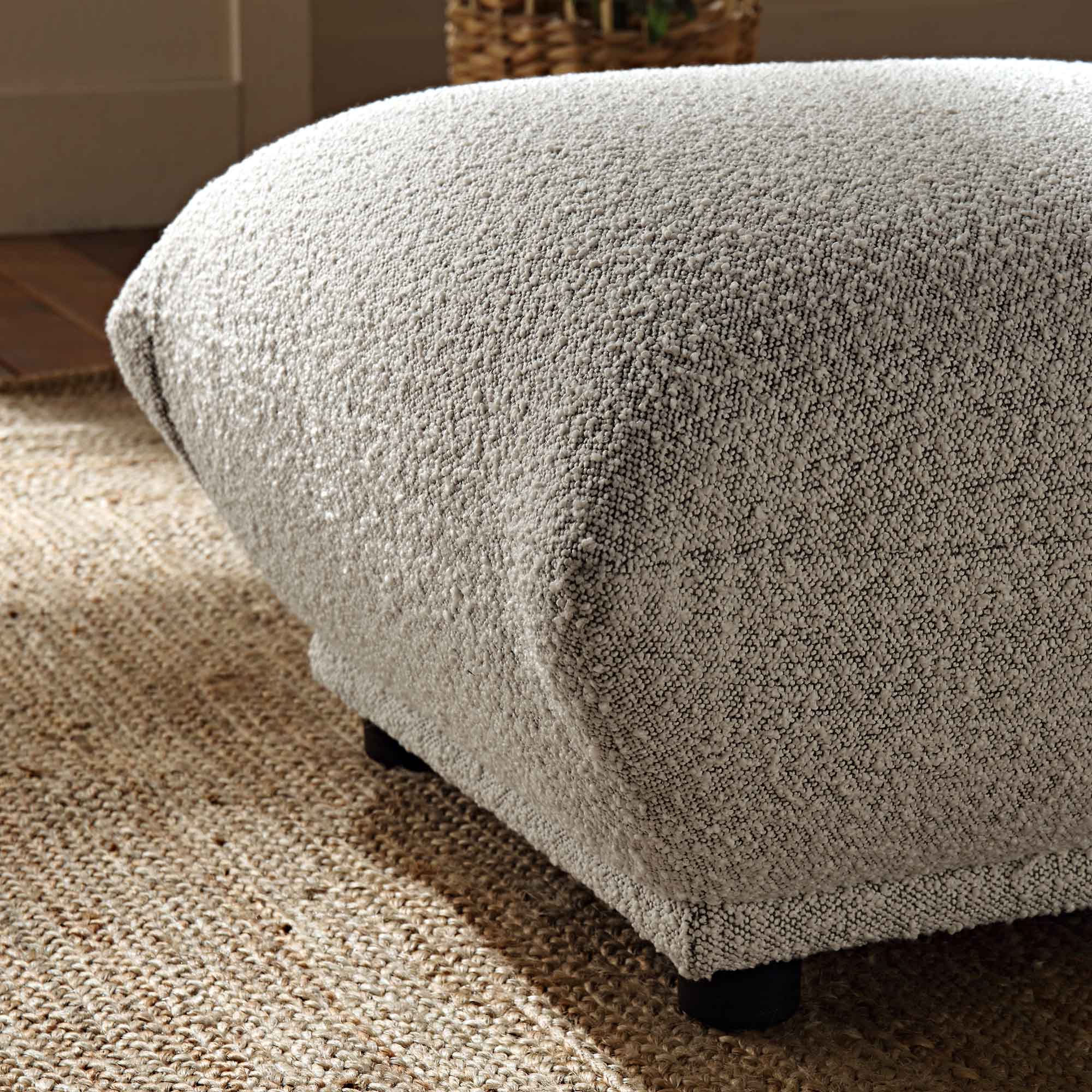 Gianni Pouffe, Mist Gray Boucle